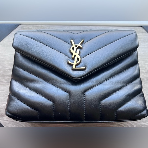 Saint Laurent Loulou (small, matelassé, black) - Picture 3 of 8